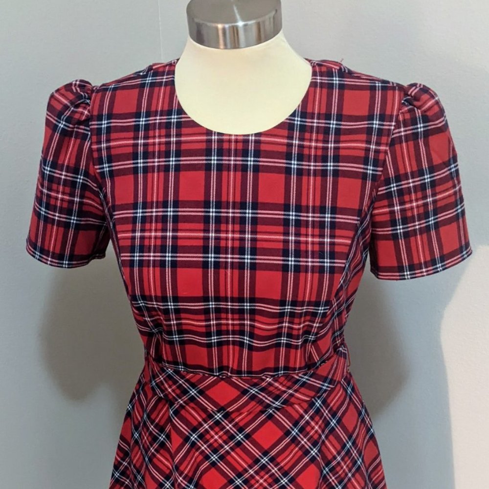 Love Circle Dress in Angie Plaid by Draper James